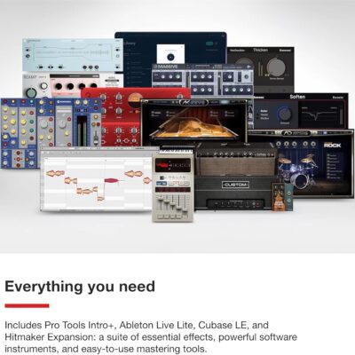 718eRbOHnrL. AC SL1500 Focusrite Scarlett 2i2 4th Gen USB Audio Interface for Recording, Songwriting, Streaming and Podcasting — High-Fidelity, Studio Quality Recording, and All the Software You Need to Record
