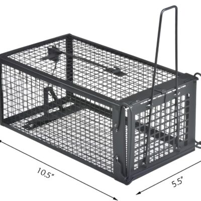 Gingbau Live Chipmunk Rat Trap Humane Vole Mouse Cage Trap