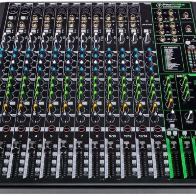 719KOrpC1yL. AC SL1200 Mackie ProFX16v3 16-Channel Professional Analog Mixer with USB, Onyx Mic Preamps and GigFX Effects Engine
