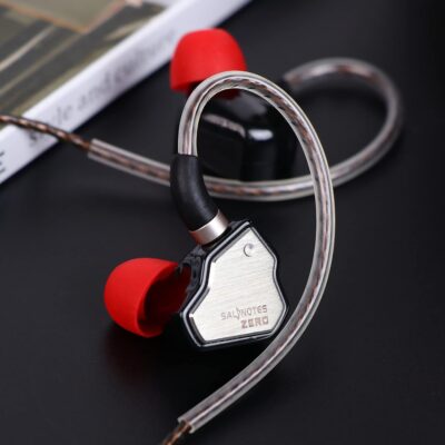 719bWOzOJrL. AC SL1500 Linsoul 7Hz Salnotes Zero HiFi 10mm Dynamic Driver in-Ear Earphone IEM with Metal Composite Diaphragm Stainless Steel Faceplate Detachable 2Pin OFC Cable (Black, Without Mic)