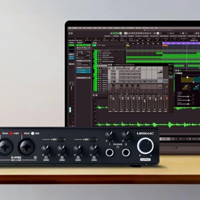 71CQOawdqtL. AC SL1500 Yamaha 6-in/4-out USB-C Audio/MIDI Interface with 32-bit/192kHz Support, 4 combo and 2 Line Inputs, DSP-Powered Mixing/Effects, Steinberg Software Suite, Black URX44C