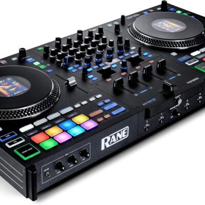 71EaqA5NmkL. AC SL1500 1781404204 3003 RANE PERFORMER 4-Channel Motorized DJ Controller, 7 Platters with Displays, Precision Feel Faders, Stem Split, Advanced FX, Serato DJ Pro Included