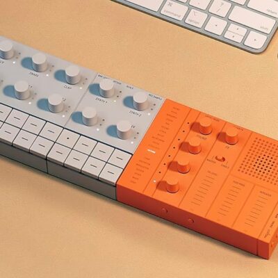 Yamaha SEQTRAK Mobile Music Ideastation, Advanced Sequencer, Onboard Sampling, Built-In Speakers and Microphone, Orange