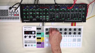 71FL5x516TL. AC SL1500 Arturia BeatStep Pro Sequencer Controller – Music Production Tool with Drum Machine Integration, Precise Beat Creation and MIDI Control for Musicians and DJs Bundle with Protective Cover (2 Items)