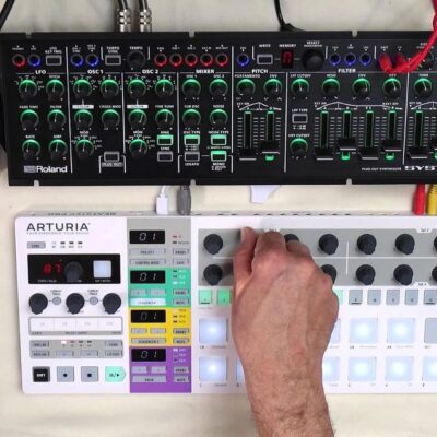 71FL5x516TL. AC SL1500 Arturia BeatStep Pro Sequencer Controller – Music Production Tool with Drum Machine Integration, Precise Beat Creation and MIDI Control for Musicians and DJs Bundle with Protective Cover (2 Items)