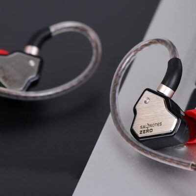 71GJDDuaicL. AC SL1500 Linsoul 7Hz Salnotes Zero HiFi 10mm Dynamic Driver in-Ear Earphone IEM with Metal Composite Diaphragm Stainless Steel Faceplate Detachable 2Pin OFC Cable (Black, Without Mic)