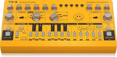 71GNyq3Z26L. AC SL1500 1781217505 4413 Behringer TD-3-AM Analog Bass Line Synthesizer with VCO, VCF, 16-Step Sequencer, Distortion Effects and 16-Voice Poly Chain