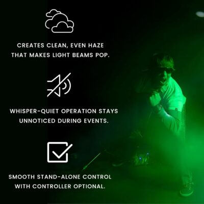 71Iwq0N9QEL. AC SL1500 CHAUVET DJ HURRICANE HAZE 1DX (HHAZE (HHAZE 1DX)