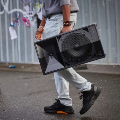 71JftZI9gL. AC SL1366 AlphaTheta Wave‑Eight Battery‑Powered Party Speaker for DJs & Performers – Portable Bluetooth Event Speaker with Ultra‑Low‑Latency Wireless Audio, High‑Output Sound, Built‑in Battery