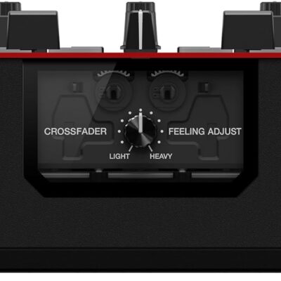 Pioneer DJ DJM-S5 2-channel Mixer for Serato DJ,Red/Black