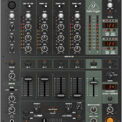 71KjVfxy4DL. AC SL1200 Behringer PRO MIXER DJX900USB Professional 5 Channel DJ Mixer with INFINIUM Contact-Free VCA Crossfader, Advanced Digital Effects and USB/Audio Interface