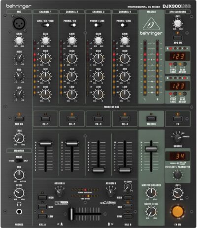 71KjVfxy4DL. AC SL1200 Behringer PRO MIXER DJX900USB Professional 5 Channel DJ Mixer with INFINIUM Contact-Free VCA Crossfader, Advanced Digital Effects and USB/Audio Interface