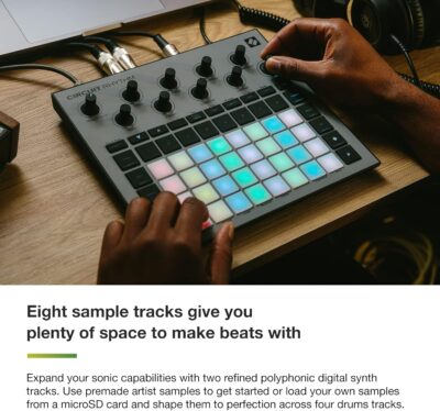 Novation Circuit Rhythm: Sampler and groovebox with eight sample tracks for making and performing beats