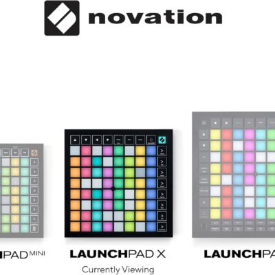 71LvIMN6vBL. AC SL1500 1781151420 4561 Novation Launchpad X MIDI Grid Controller for Ableton Live/Logic Pro — Easy Controls, Dynamic Note Playing, Scale Modes