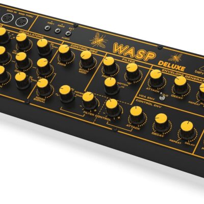 71OLS9yTJ7L. AC SL1500 Behringer WASP DELUXE Legendary Analog Synthesizer with Dual OSCs, Multi-Mode VCF, 16-Voice Poly Chain and Eurorack Format