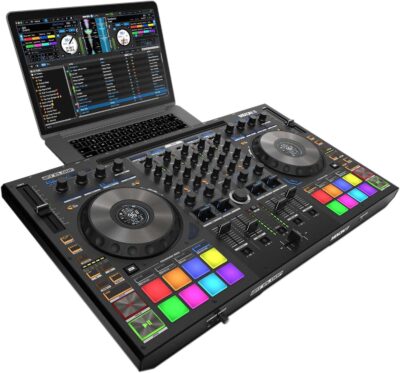 71OvKeg9brL. AC SL1500 1781518041 9969 Reloop Mixon 8 Pro DJ Controller for Serato DJ with Essential Cables for Connecting to DJ Controllers and StreamEye Polishing Cloth