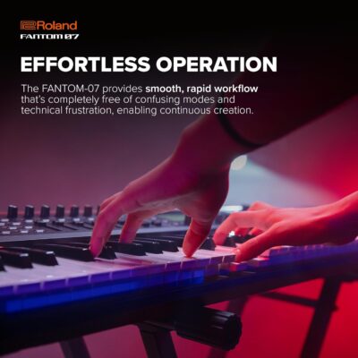 71PimdOtBLL. AC SL1500 1781146618 6866 FANTOM-07 brings your creative world together,combining the sonic power and fluid workflow of the top-of-the-line FANTOM series in streamlined instruments that go everywhere your inspiration takes you