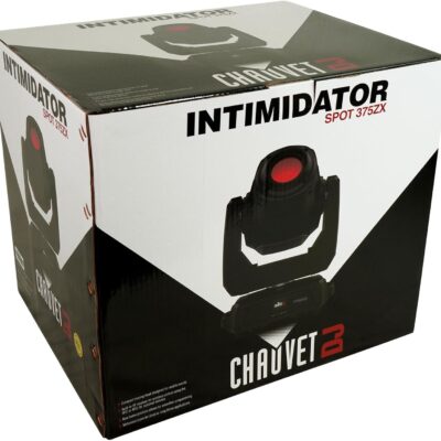 Audiosavings Bundle: (2) Chauvet DJ Intimidator Spot 375ZX 200w Compact LED DMX Moving Head Light 375Z X