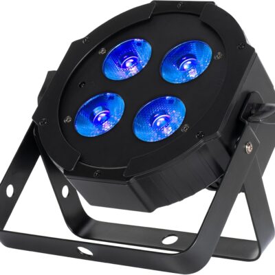 Audiosavings Bundle: (2) American DJ Eliminator Lighting Mega Hex L Par RGBLA+UV LED Wash Up-Light+Remote (2 Items)