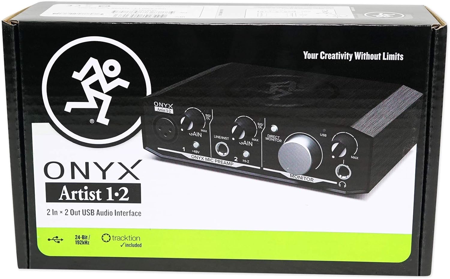 Mackie Audio Interface, Onyx Artist 1X2 USB Audio Interface (Onyx Artist 1-2)