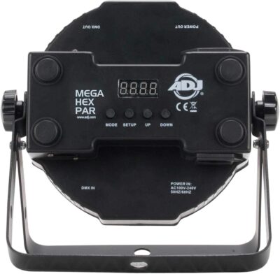 ADJ Products Mega lat Hex pak Mega Flat Hex Pak LED Lighting, Black