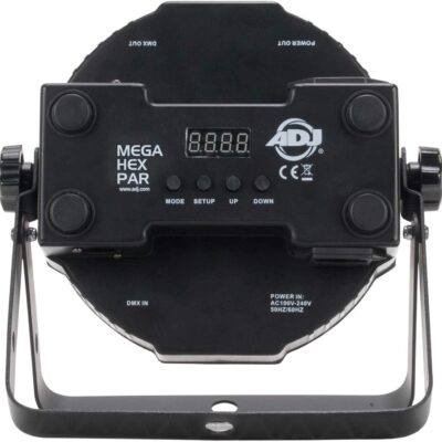 ADJ Products Mega lat Hex pak Mega Flat Hex Pak LED Lighting, Black