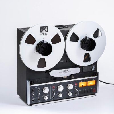 RTM Long Play Recording LPR 35 ¼ inch – Reel to Reel Magnetic Tape for Audio Recording – 3608 ft Nab Metal Reel – 10.5 inch Diameter