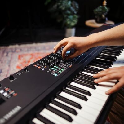 71SiJFPdswL. AC SL1500 Yamaha 88-Key Music Synthesizer, Graded Hammer Action, Realistic Feel, Performance Focused for Next Generation Sound Exploration, Expressive Control and Optimized Workflow MODX M8