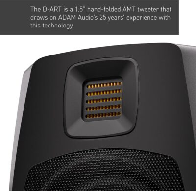 ADAM Audio D3V Active Desktop Monitoring System with USB-C Connection (Pair, Black)