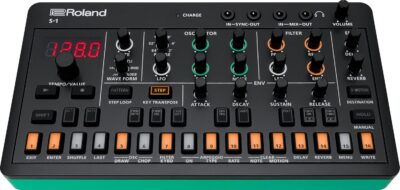 71UQ0vz5LL. AC SL1500 Roland AIRA Compact S-1 Tweak Synthesizer Bundle with Audio Cable and Austin Bazaar Polishing Cloth