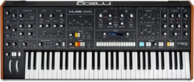 71UcS9y2OL. AC SL1500 MOOG Muse – 8-Voice Analog Bi-Timbral Polyphonic Synthesizer with 61 Keys, 64-Step Sequencer, 256 Patches and Diffusion Delay