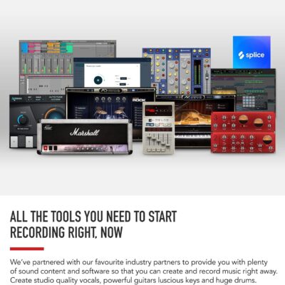 71Urit1xfQL. AC SL1500 1781170995 1977 Focusrite Scarlett Solo 3rd Gen USB Audio Interface for Guitarists, Vocalists, Podcasters or Producers to record and playback studio quality sound