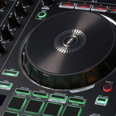 71Wf2GIW3tL. AC SL1500 1781285567 8245 Roland DJ-202 DJ Controller Bundle with Stand, Headphones, and Austin Bazaar Polishing Cloth