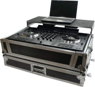 71WiBRsJL3L. AC SL1500 Harmony Audio HCNS7IIWLTTR Flight Glide Laptop Stand Road DJ Custom Case Compatible with Numark NS7III