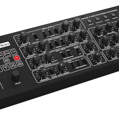 71YTvXIybdL. AC SL1500 Behringer PRO-800 Classic Analog 8-Voice Polyphonic Synthesizer with 2 VCOs, Classic VCF, Arpeggiator, Sequencer and 400 Program Memories in Eurorack Format