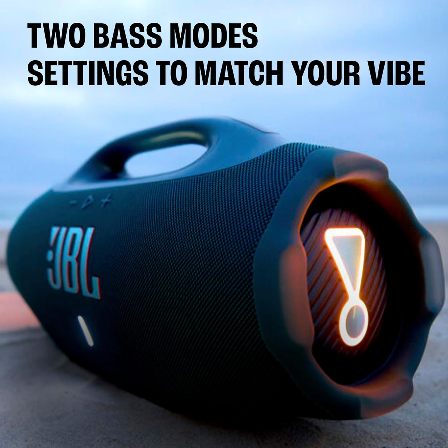 JBL Boombox 4 – Most Powerful Portable Waterproof Speaker with Massive Pro Sound, Up to 34 Hours of Playtime, & Multi-Speaker Connection by Auracast™ (Blue)