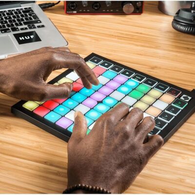 71dPr4O2J3L. AC SL1086 Novation Launchpad X MIDI Grid Controller for Ableton Live/Logic Pro — Easy Controls, Dynamic Note Playing, Scale Modes