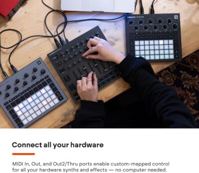 71f92R2fGsL. AC SL1500 1781403161 9162 Novation Launch Control XL 3 – USB Powered, MIDI Control Surface and Mixer for DAW and Hardware Integration with 8 Faders, 24 Endless Encoders, 5-Pin MIDI I/O, and Music Software Bundle