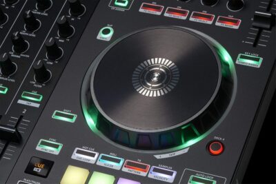 71fky0kE KL. AC SL1500 Roland DJ-505 DJ Controller Bundle with Stand, Headphones, and Austin Bazaar Polishing Cloth