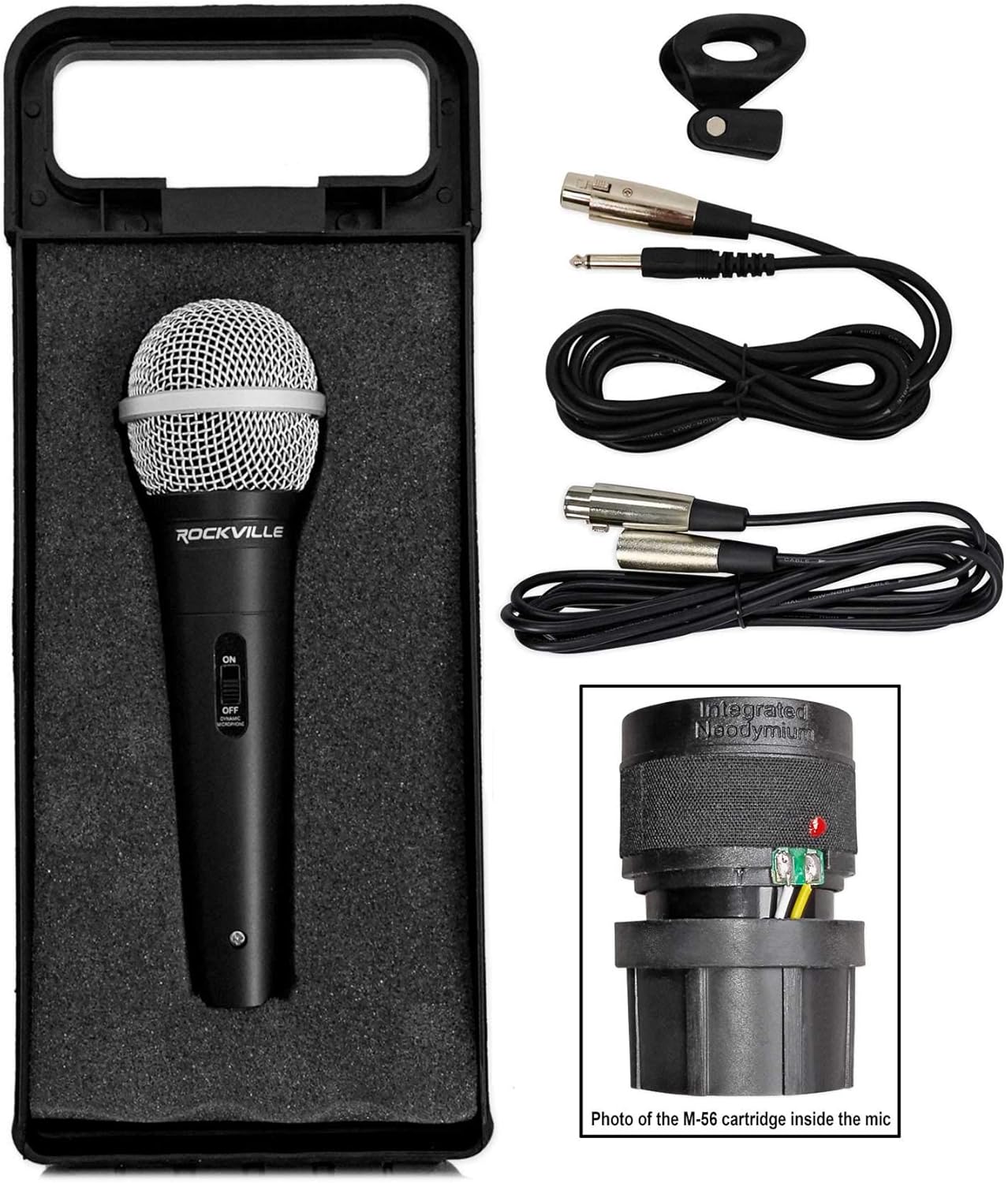 Audiosavings Bundle: Novation LAUNCHKEY MINI 37 MK4 37-key MIDI Ableton Live Keyboard Controller Bundle with Rockville RMC-XLR High-End Metal DJ Handheld Wired Microphone Mic (2 Items)