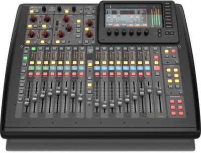 71gH3y HsAL. AC SL1200 X32 Compact 40-Input 25-Bus Digital Mixing Console with 16 Programmable Midas Preamps, 17 Motorized Faders with Value Series XLR M to F Professional Microphone Cable – 25 (4pcs)
