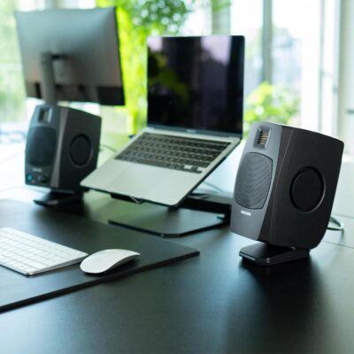 ADAM Audio D3V Active Desktop Monitoring System with USB-C Connection (Pair, Black)