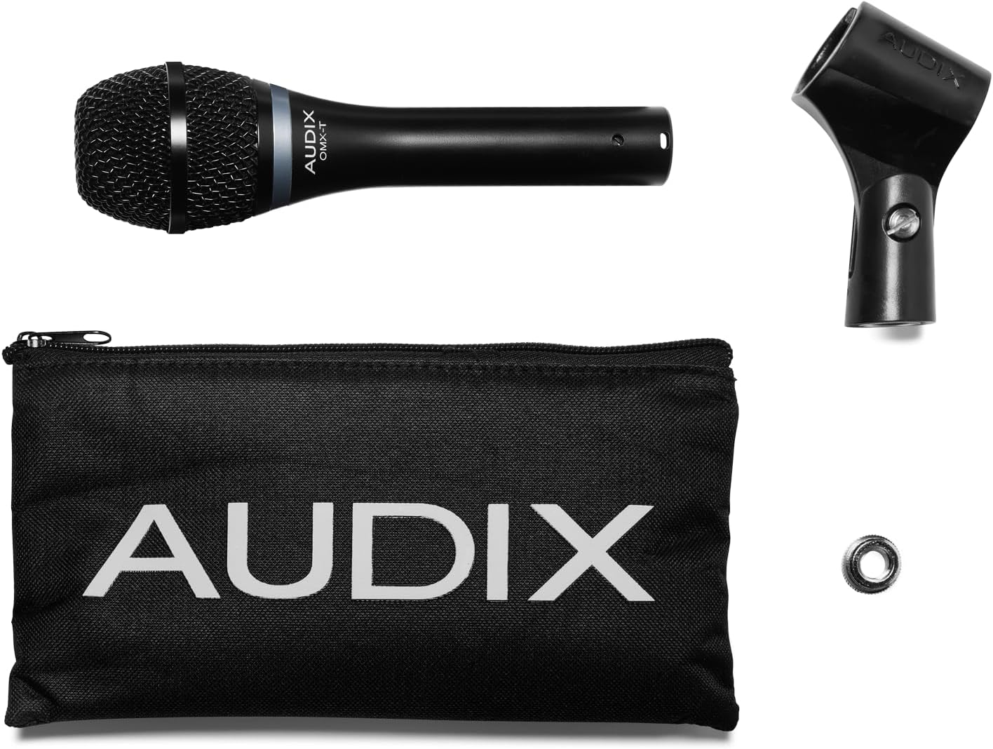 AUDIX OMX-T Dynamic Hypercardioid Vocal Microphone – Black – Wide Frequency Range, Perfect for Loud Stage Environments