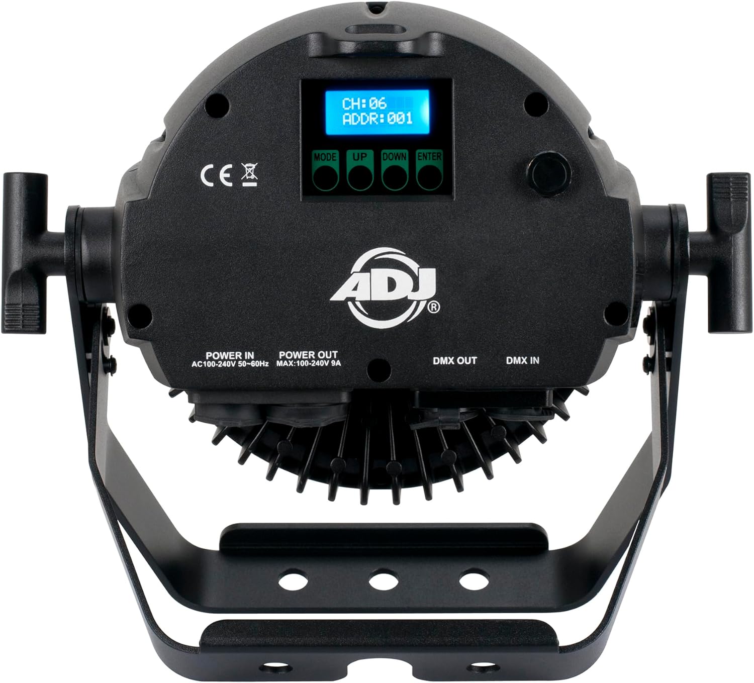 Audiosavings Bundle: American DJ ADJ 12P HEX IP 65 Outdoor RGBAW + UV LED DMX Par Can Wash Up-Light (6 Items)