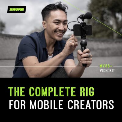 71jh3FznzoL. AC SL1500 1781187270 3752 Shure MV88+ Video Kit Digital Stereo Condenser Microphone for iPhone, Android, Mac & PC – Portable Recording Mic with DSP Controls, Headphone Monitoring & Tripod, Black