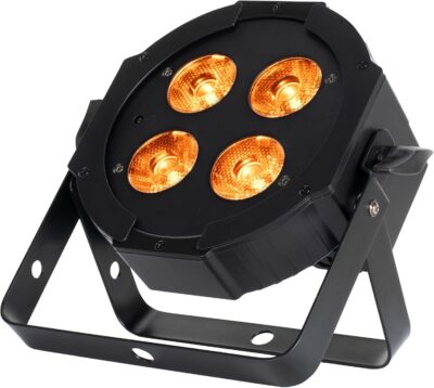 Audiosavings Bundle: (2) American DJ Eliminator Lighting Mega Hex L Par RGBLA+UV LED Wash Up-Light+Remote (2 Items)