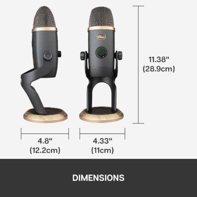 Blue Yeti X World of Warcraft Edition Professional Podcast, Gaming, Streaming USB Mic VO!CE Effects, Including Advanced Voice Modulation with Warcraft Character Presets & HD Audio Samples