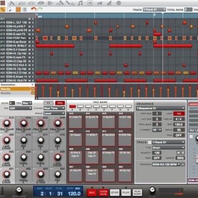 Akai Professional MPC Studio Black – Ultra-Portable MPC With MPC Software (Download), USB Power, LCD Screen, Touch Sensitive Encoders, Brushed Aluminium Body & Data Dial and Neoprene Sleeve Included.
