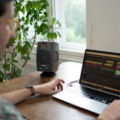 ADAM Audio D3V Active Desktop Monitoring System with USB-C Connection (Pair, Black)