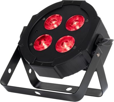 Audiosavings Bundle: (2) American DJ Eliminator Lighting Mega Hex L Par RGBLA+UV LED Wash Up-Light+Remote (2 Items)